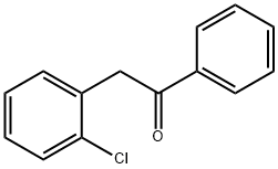 2-(2-chlorophenyl)-1-phenylethan-1-one Struktur