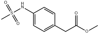 Methyl 2-[4-(MethylsulfonaMido)phenyl]acetate Struktur