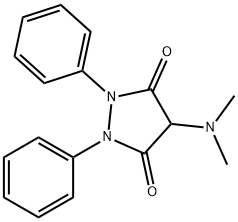 4-(Dimethylamino)-1,2-diphenyl-3,5-pyrazolidinedione Struktur