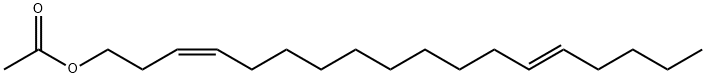 (3Z,13E)-octadeca-3,13-dienyl acetate Struktur