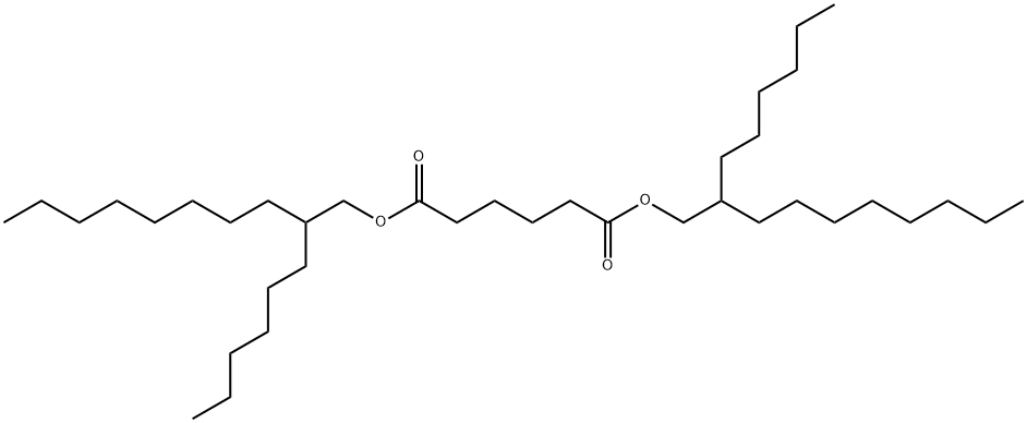 bis(2-hexyldecyl) adipate Struktur