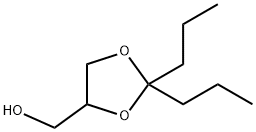 2,2-Dipropyl-1,3-dioxolane-4-methanol Struktur