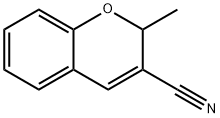 2-Methyl-2H-1-benzopyran-3-carbonitrile Struktur