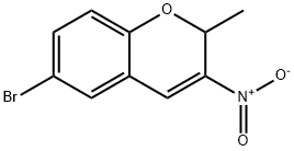 6-Bromo-2-methyl-3-nitro-2H-1-benzopyran Struktur