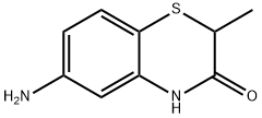 6-AMINO-2-METHYL-2H-1,4-BENZOTHIAZIN-3(4H)-ONE Struktur