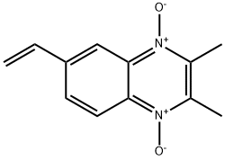 Quinoxaline, 6-ethenyl-2,3-dimethyl-, 1,4-dioxide (9CI) Struktur