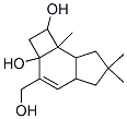 1,2,4a,5,6,7,7a,7b-Octahydro-3-(hydroxymethyl)-6,6,7b-trimethyl-2aH-cyclobut[e]indene-1,2a-diol Struktur