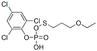 1,3,5-trichloro-2-(ethoxy-propylsulfanyl-phosphoryl)oxy-benzene Struktur