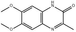 2-hydroxy-6,7-dimethoxy-3-methylquinoxaline Struktur