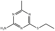 2-AMINO-4-(ETHYLTHIO)-6-METHYL-1,3,5-TRIAZINE Struktur