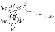 (6-BROMO-1-OXOHEXYL)FERROCENE Struktur