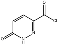 3-Pyridazinecarbonyl chloride, 1,6-dihydro-6-oxo- (9CI) Struktur