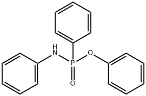 N,P-Diphenylphosphonamidic acid phenyl ester Struktur