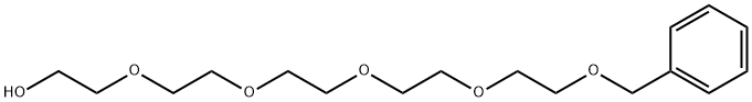 2-[2-[2-[2-[2-(BENZYLOXY)ETHOXY]ETHOXY]ETHOXY]ETHOXY]ETHANOL Structure