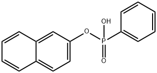 B-NAPHTHYL PHENYLPHOSPHONATE FREE ACID*CRYSTALLINE Struktur