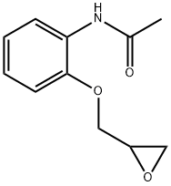 N1-[2-(OXIRAN-2-YLMETHOXY)PHENYL]ACETAMIDE Struktur