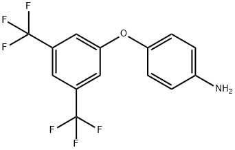 4-[3,5-BIS(TRIFLUOROMETHYL)PHENOXY]ANILINE Structure