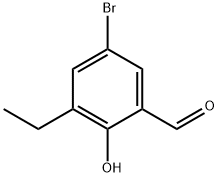 5-Bromo-3-ethylsalicylaldehyde Struktur