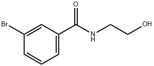 3-Bromo-N-(2-hydroxyethyl)benzamide Struktur