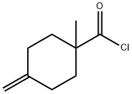 Cyclohexanecarbonyl chloride, 1-methyl-4-methylene- (9CI) Struktur