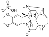 BRUCINE NITRATE Struktur