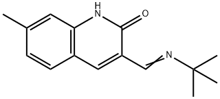 2(1H)-Quinolinone,3-[[(1,1-dimethylethyl)imino]methyl]-7-methyl-(9CI) Struktur