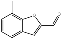 2-Benzofurancarboxaldehyde,  7-methyl- Struktur