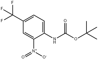 (2-Nitro-4-trifluoroMethyl-phenyl)-carbaMic acid tert-butyl ester Struktur