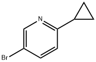 5-Bromo-2-cyclopropylpyridine Struktur