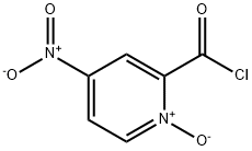 2-Pyridinecarbonyl chloride, 4-nitro-, 1-oxide (9CI) Struktur