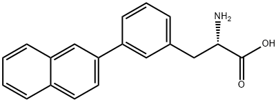 DL-2-AMINO-3-(3-NAPHTHALEN-2-YL-PHENYL)-PROPIONIC ACID Struktur