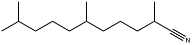 2,6,10-Trimethylundecanenitrile Struktur