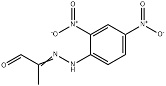 1-[2,4-DINITROPHENYLHYDRAZONE]PYRUVALDEHYDE Struktur