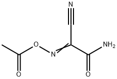 Acetamide,  2-[(acetyloxy)imino]-2-cyano- Struktur