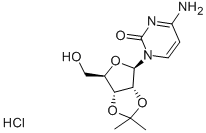 2',3'-O-ISOPROPYLIDENECYTIDINE HYDROCHLORIDE Struktur