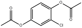 2-chloro-1,4-phenylene diacetate Struktur