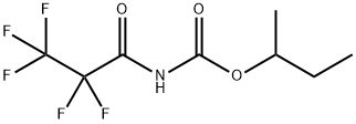 (2,2,3,3,3-Pentafluoro-1-oxopropyl)carbamic acid 1-methylpropyl ester Struktur