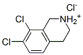 7,8-dichloro-1,2,3,4-tetrahydroisoquinolinium chloride Struktur