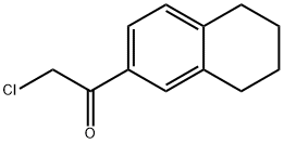 2-CHLORO-1-(5,6,7,8-TETRAHYDRONAPHTHALEN-2-YL)ETHANONE Structure