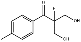 1-Propanone, 2-fluoro-3-hydroxy-2-(hydroxymethyl)-1-(4-methylphenyl)- (9CI) Struktur