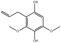 1,4-Benzenediol, 3,5-dimethoxy-2-(2-propenyl)- (9CI) Struktur