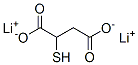 dilithium mercaptosuccinate  Struktur