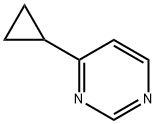 Pyrimidine, 4-cyclopropyl- (9CI) Struktur