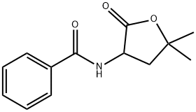 N-(5,5-Dimethyl-2-oxotetrahydrofuran-3-yl)benzamide Struktur