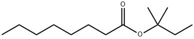 Octanoic acid, 1,1-diMethylpropyl ester Struktur