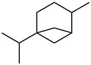 Bicyclo[3.1.1]heptane, 4-methyl-1-(1-methylethyl)- (9CI) Struktur