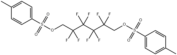 1,6-BIS(4-TOSYLOXY)-1H,1H,6H,6H-PERFLUOROHEXANE Struktur