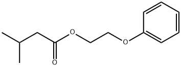 2-phenoxyethyl isovalerate Struktur