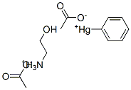 Phenylmercuric monoethanolammonium acetate Struktur