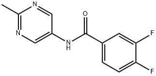 Benzamide, 3,4-difluoro-N-(2-methyl-5-pyrimidinyl)- (9CI) Struktur